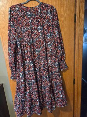 Love Olive Floral Dress